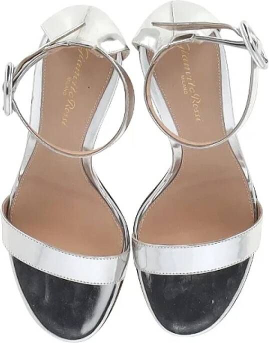 Gianvito Rossi Pre-owned Leather sandals Gray Dames