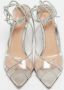 Gianvito Rossi Pre-owned Leather sandals Gray Dames - Thumbnail 3