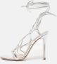 Gianvito Rossi Pre-owned Leather sandals Gray Dames - Thumbnail 2