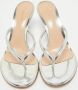 Gianvito Rossi Pre-owned Leather sandals Gray Dames - Thumbnail 3