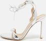 Gianvito Rossi Pre-owned Leather sandals Gray Dames - Thumbnail 2