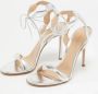 Gianvito Rossi Pre-owned Leather sandals Gray Dames - Thumbnail 4