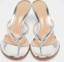 Gianvito Rossi Pre-owned Leather sandals Gray Dames - Thumbnail 3