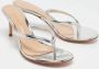 Gianvito Rossi Pre-owned Leather sandals Gray Dames - Thumbnail 4