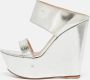 Gianvito Rossi Pre-owned Leather sandals Gray Dames - Thumbnail 2