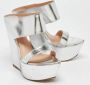 Gianvito Rossi Pre-owned Leather sandals Gray Dames - Thumbnail 4