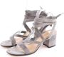 Gianvito Rossi Pre-owned Leather sandals Gray Dames - Thumbnail 3