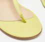 Gianvito Rossi Pre-owned Leather sandals Green Dames - Thumbnail 7