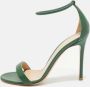 Gianvito Rossi Pre-owned Leather sandals Green Dames - Thumbnail 2