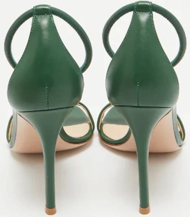 Gianvito Rossi Pre-owned Leather sandals Green Dames