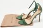 Gianvito Rossi Pre-owned Leather sandals Green Dames - Thumbnail 9