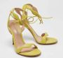 Gianvito Rossi Pre-owned Leather sandals Green Dames - Thumbnail 4