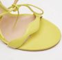 Gianvito Rossi Pre-owned Leather sandals Green Dames - Thumbnail 7