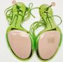 Gianvito Rossi Pre-owned Leather sandals Green Dames - Thumbnail 6