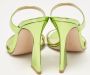 Gianvito Rossi Pre-owned Leather sandals Green Dames - Thumbnail 4