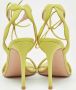 Gianvito Rossi Pre-owned Leather sandals Green Dames - Thumbnail 5