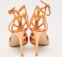 Gianvito Rossi Pre-owned Leather sandals Orange Dames - Thumbnail 3