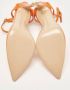 Gianvito Rossi Pre-owned Leather sandals Orange Dames - Thumbnail 4