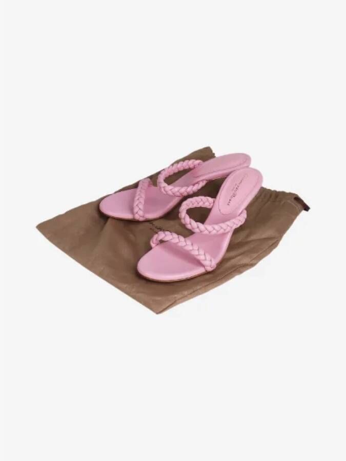 Gianvito Rossi Pre-owned Leather sandals Pink Dames