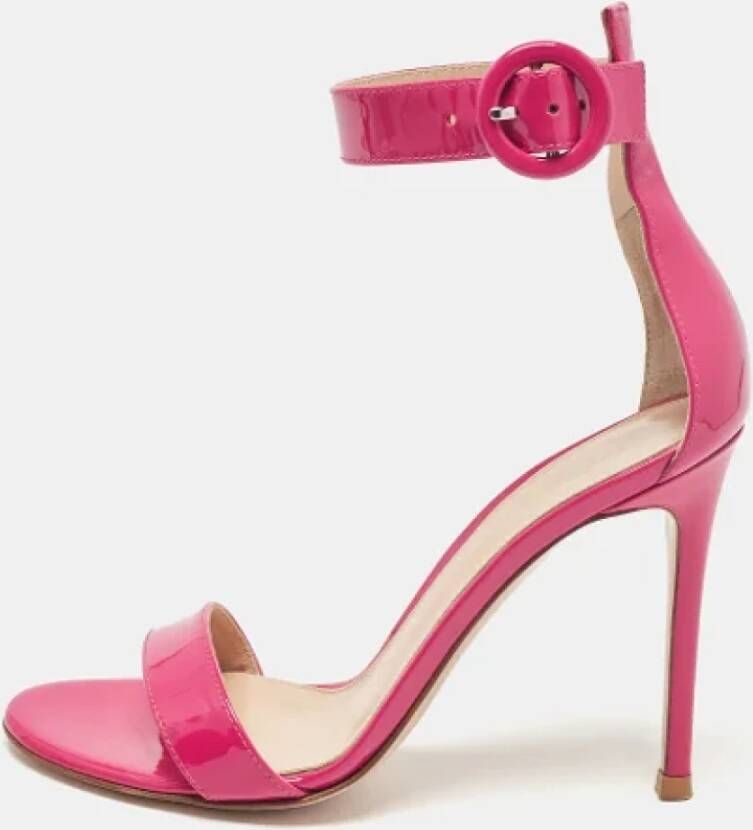 Gianvito Rossi Pre-owned Leather sandals Pink Dames