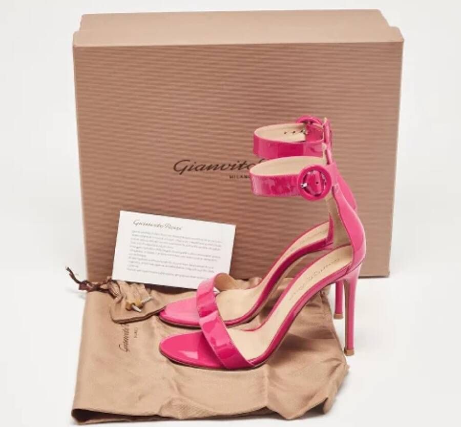 Gianvito Rossi Pre-owned Leather sandals Pink Dames