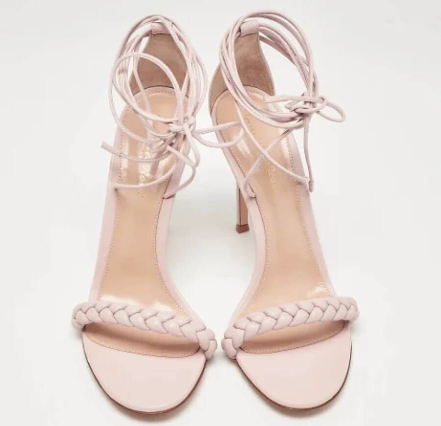 Gianvito Rossi Pre-owned Leather sandals Pink Dames