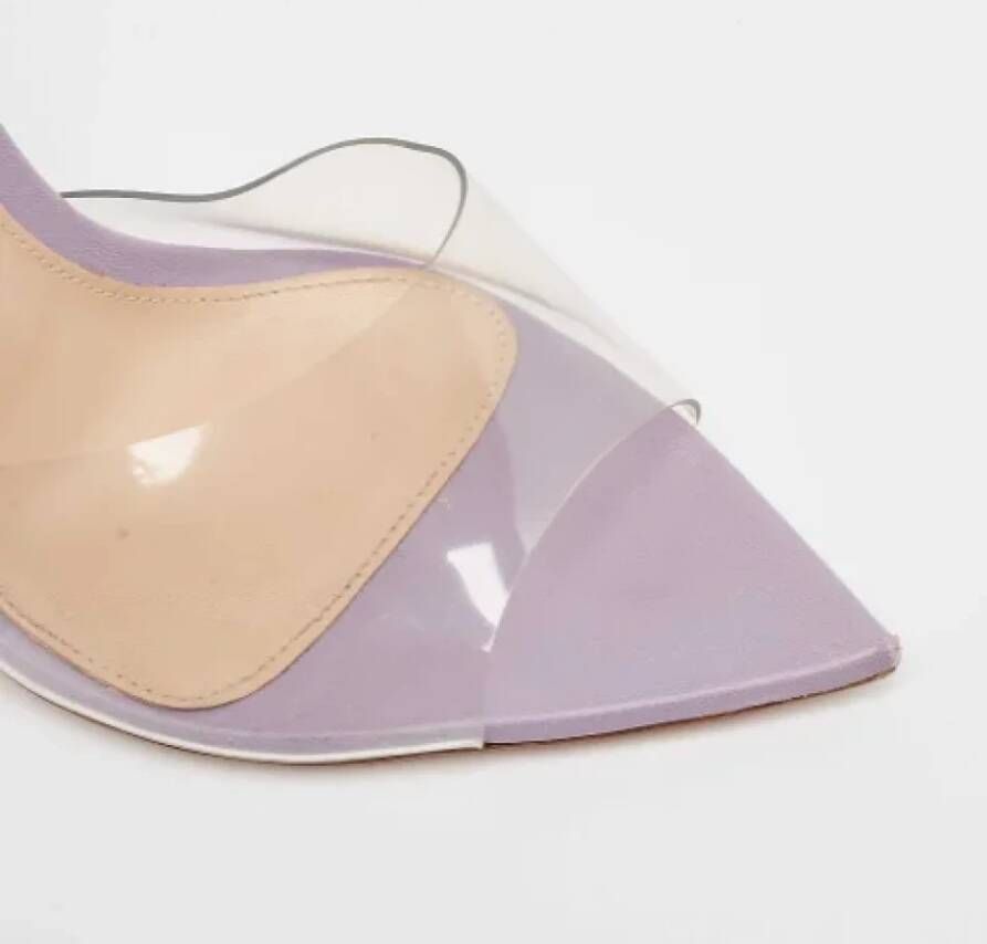 Gianvito Rossi Pre-owned Leather sandals Purple Dames