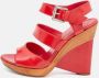 Gianvito Rossi Pre-owned Leather sandals Red Dames - Thumbnail 2