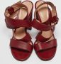 Gianvito Rossi Pre-owned Leather sandals Red Dames - Thumbnail 3