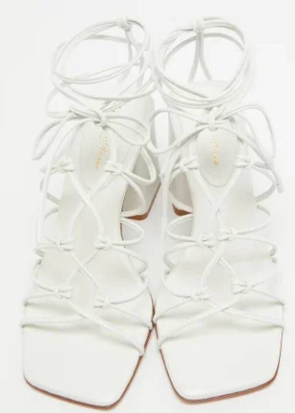 Gianvito Rossi Pre-owned Leather sandals White Dames