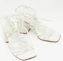 Gianvito Rossi Pre-owned Leather sandals White Dames - Thumbnail 4