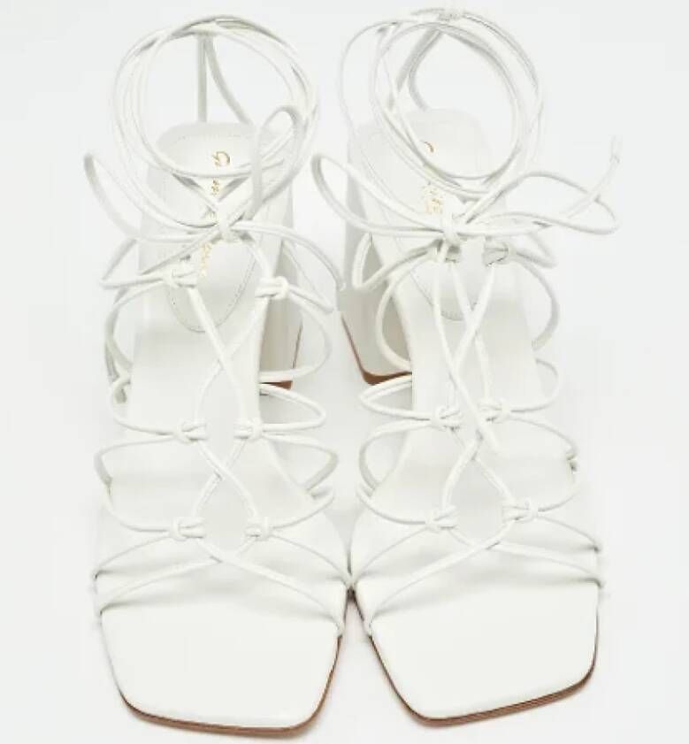 Gianvito Rossi Pre-owned Leather sandals White Dames