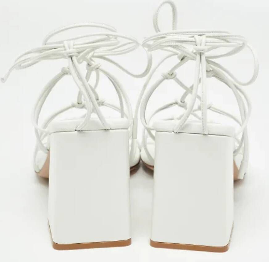 Gianvito Rossi Pre-owned Leather sandals White Dames