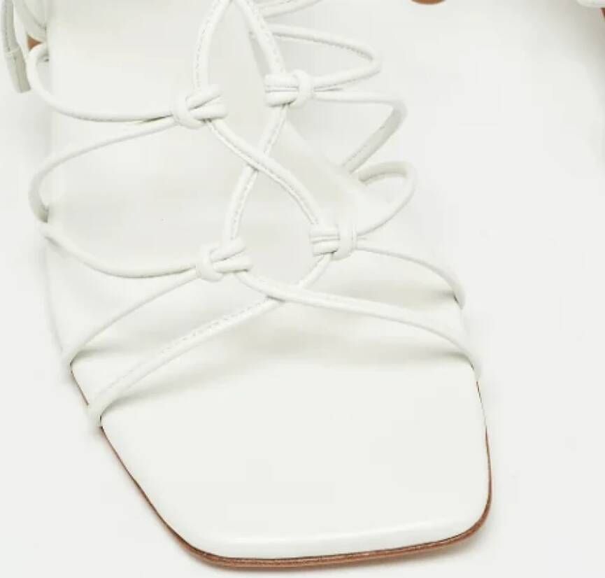 Gianvito Rossi Pre-owned Leather sandals White Dames