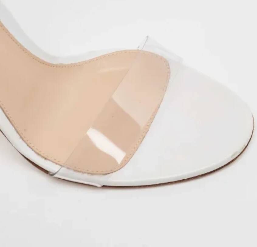 Gianvito Rossi Pre-owned Leather sandals White Dames