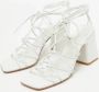 Gianvito Rossi Pre-owned Leather sandals White Dames - Thumbnail 3