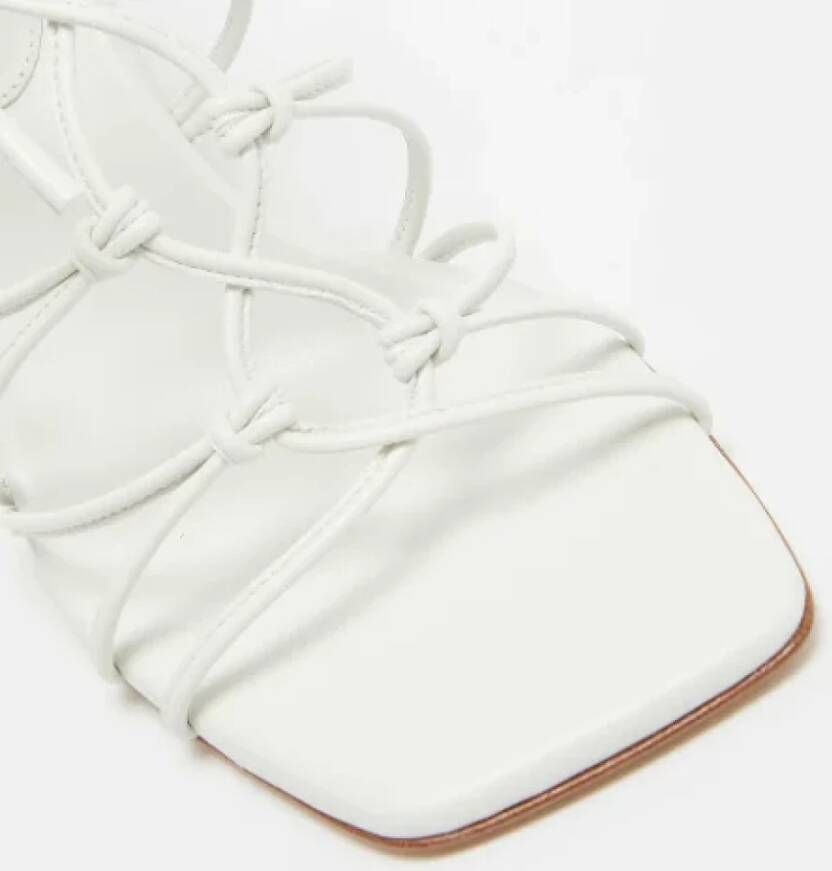 Gianvito Rossi Pre-owned Leather sandals White Dames