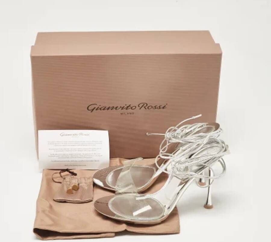 Gianvito Rossi Pre-owned Leather sandals White Dames