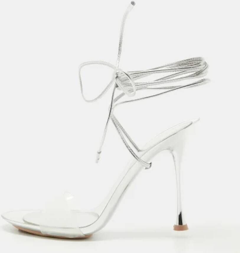 Gianvito Rossi Pre-owned Leather sandals White Dames