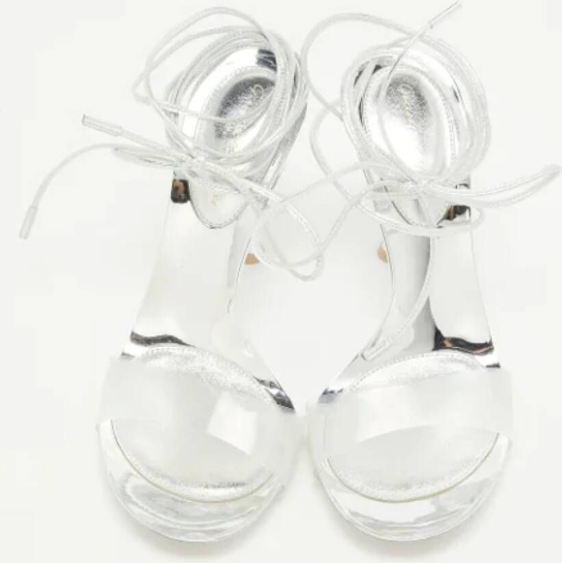 Gianvito Rossi Pre-owned Leather sandals White Dames