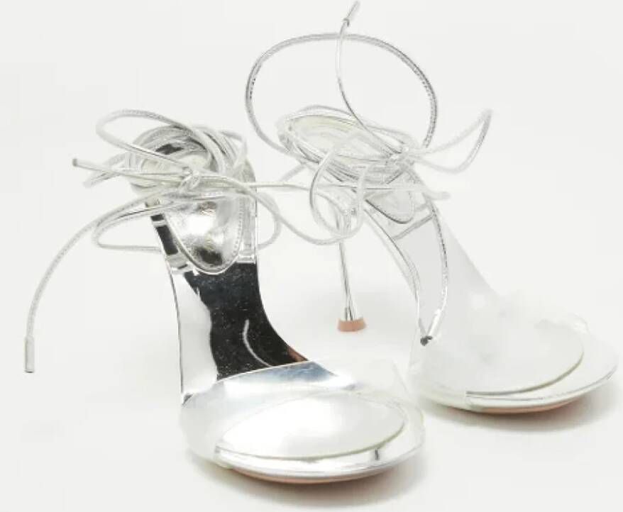 Gianvito Rossi Pre-owned Leather sandals White Dames