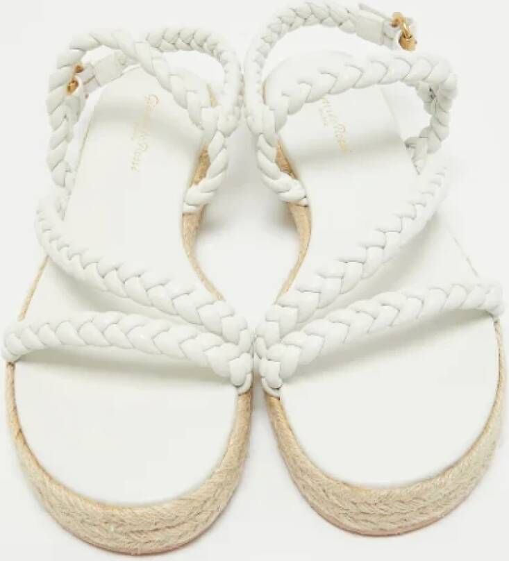 Gianvito Rossi Pre-owned Leather sandals White Dames