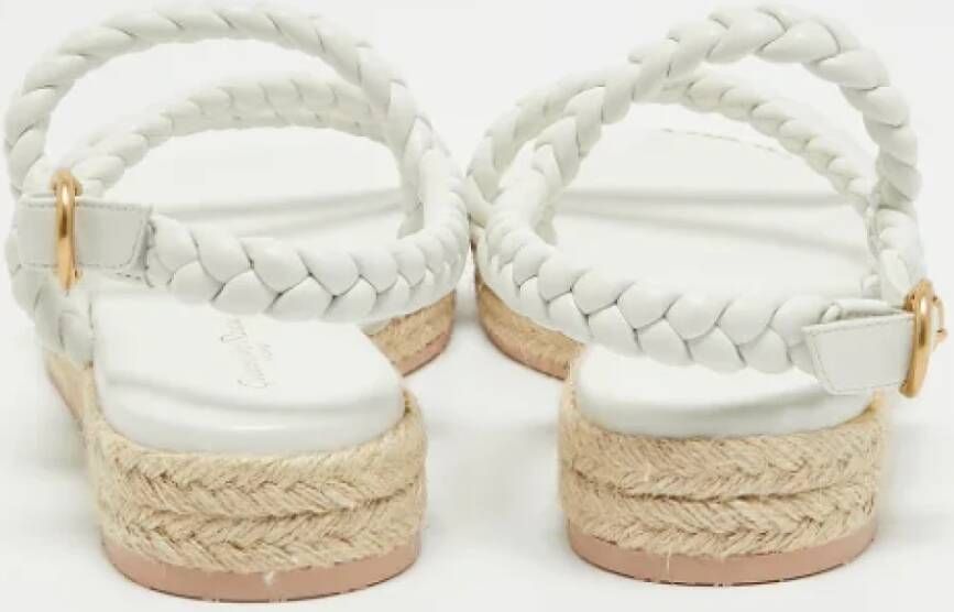 Gianvito Rossi Pre-owned Leather sandals White Dames