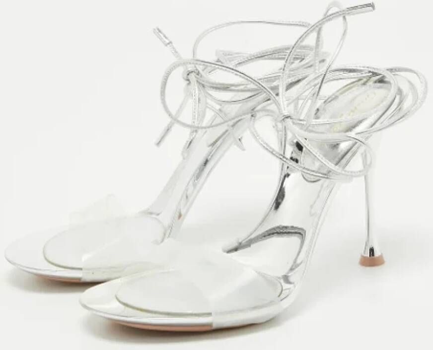 Gianvito Rossi Pre-owned Leather sandals White Dames