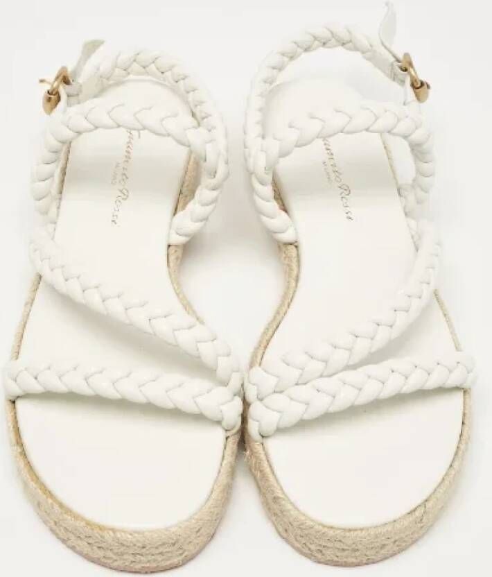 Gianvito Rossi Pre-owned Leather sandals White Dames