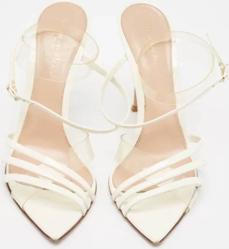 Gianvito Rossi Pre-owned Leather sandals White Dames