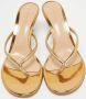 Gianvito Rossi Pre-owned Leather sandals Yellow Dames - Thumbnail 3