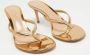 Gianvito Rossi Pre-owned Leather sandals Yellow Dames - Thumbnail 4