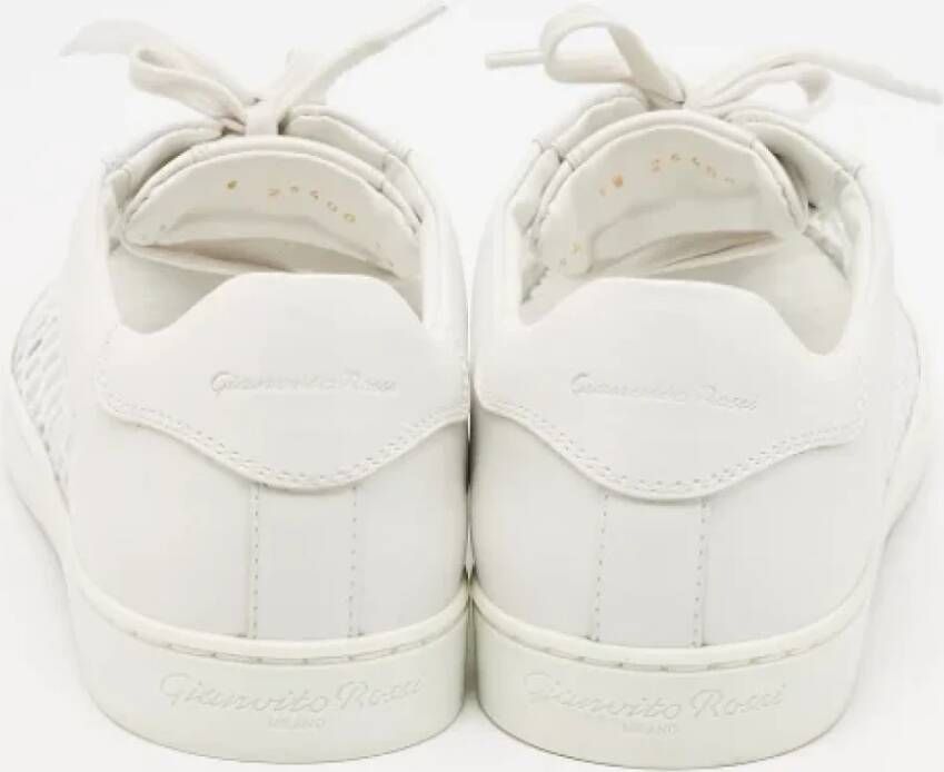 Gianvito Rossi Pre-owned Leather sneakers White Dames