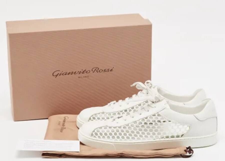 Gianvito Rossi Pre-owned Leather sneakers White Dames